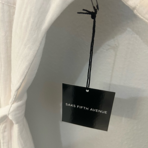 Saks Fifth Avenue Belted Knee Length Shirtdress - Picture 8 of 10